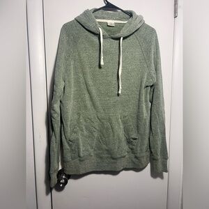 Zine Clothing Heather Green Hoodie Sweater